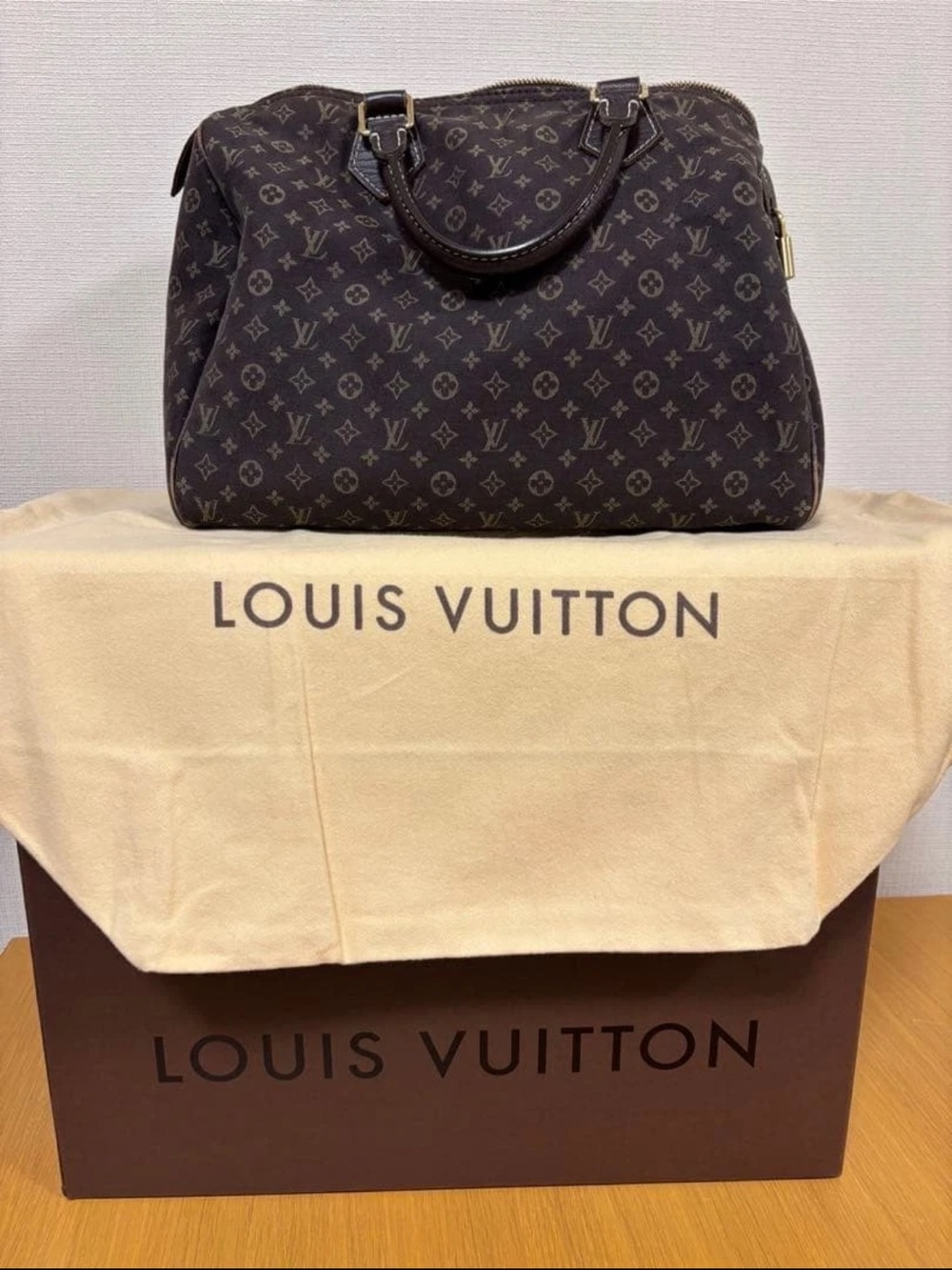 Louis Vuitton Brown Monogram Canvas Top-Handle Tote